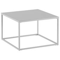 Couchtisch Schwarz L: 60 cm - Weiß, Design, Metall (60/60/40cm) - MID.YOU