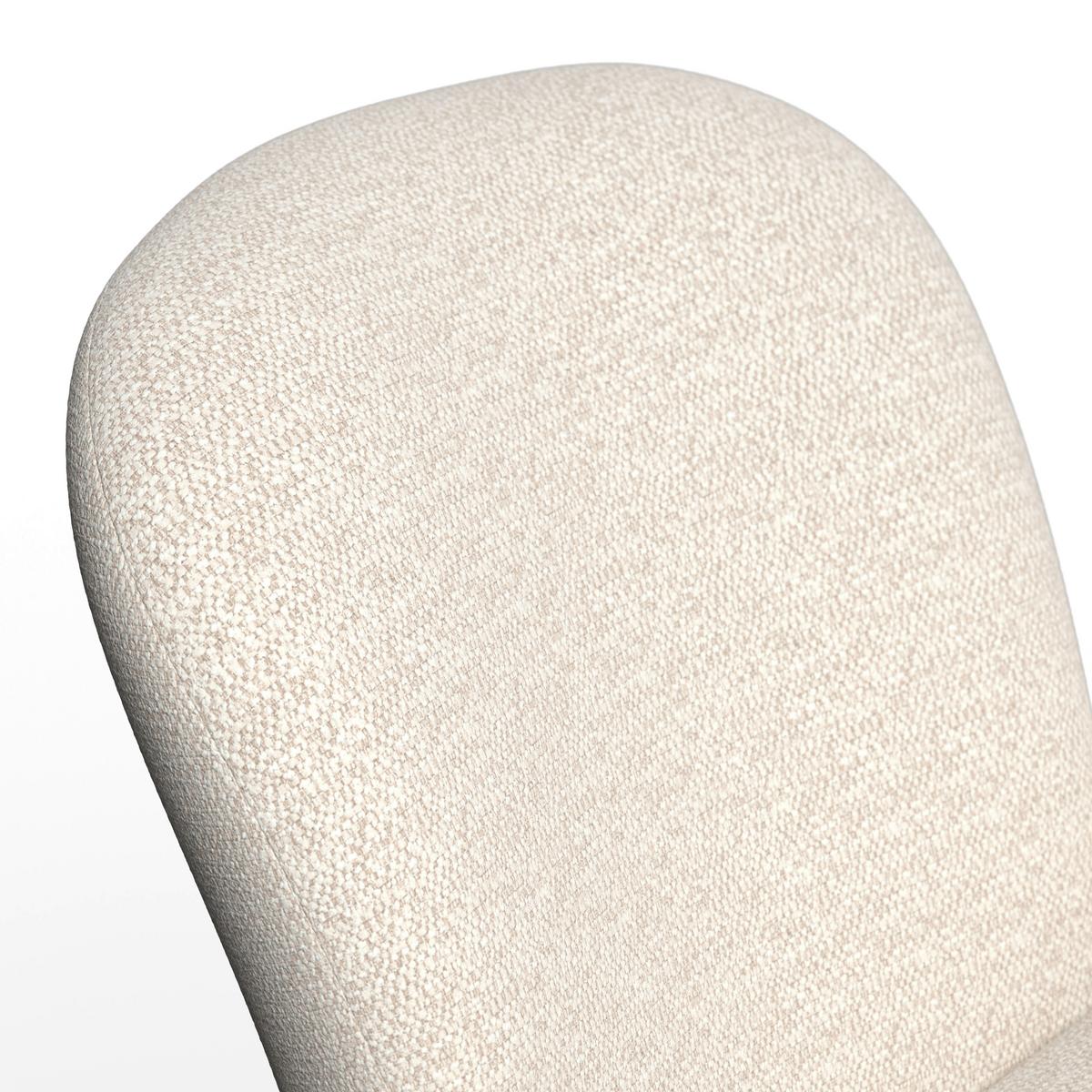 Židle Josea s područkami, krémová - černá/krémová, Moderní, kov/dřevo (64/85/63cm) - Bessagi Home