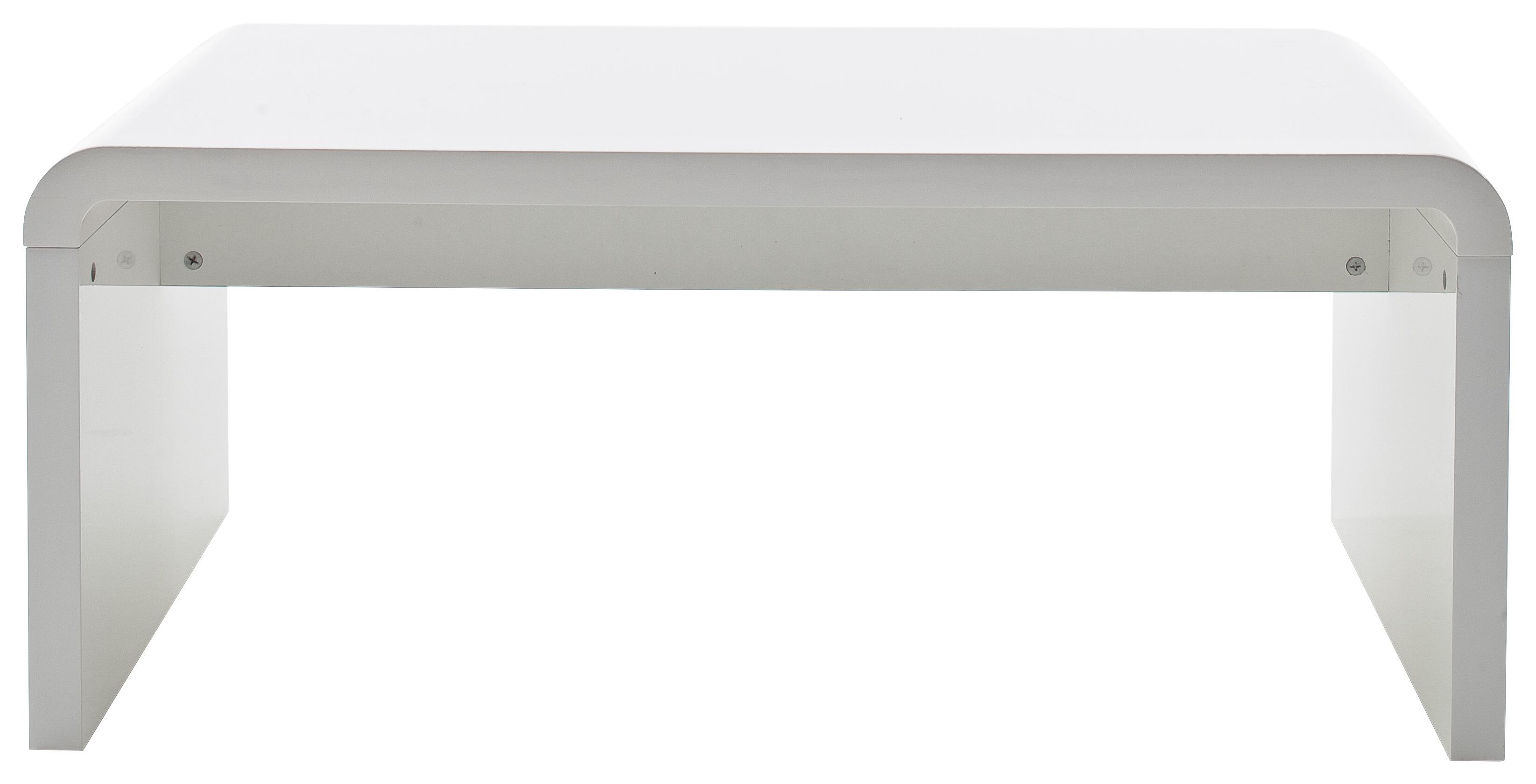 Couchtisch Tuscany, Weiß - Weiß, Design, Holzwerkstoff (110/45/60cm) - Livetastic