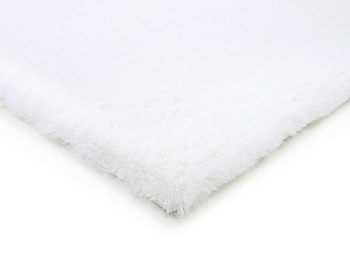 Hochflorteppich Silky Haven - Creme/Weiß, Basics, Textil (80/150cm)