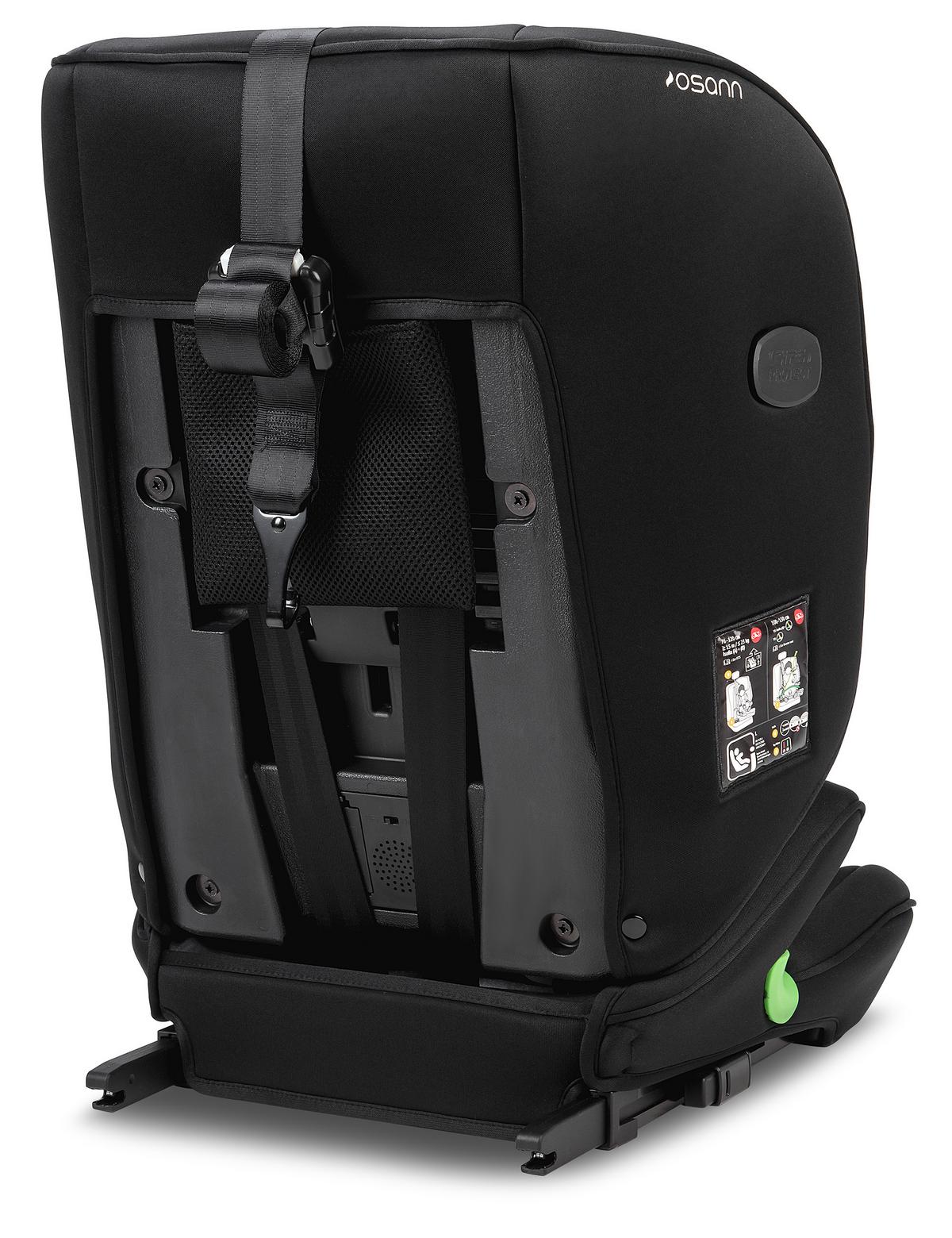 Kinderautositz Flux Isofix Ext Schwarz, L/b/h:  47x44x61,5cm - Schwarz, Basics, Textil (47/44/61,5cm) - Osann