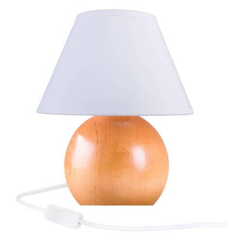 Tischleuchte 4110110 Ball - Natur - Naturfarben, Natur, Holz (20/27cm)