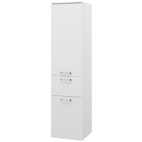 Badezimmer Hochschrank Bxh 40x168,5 Cm Weiß - Weiß, KONVENTIONELL, Holzwerkstoff (40/168,5/38,5cm) - Ondega