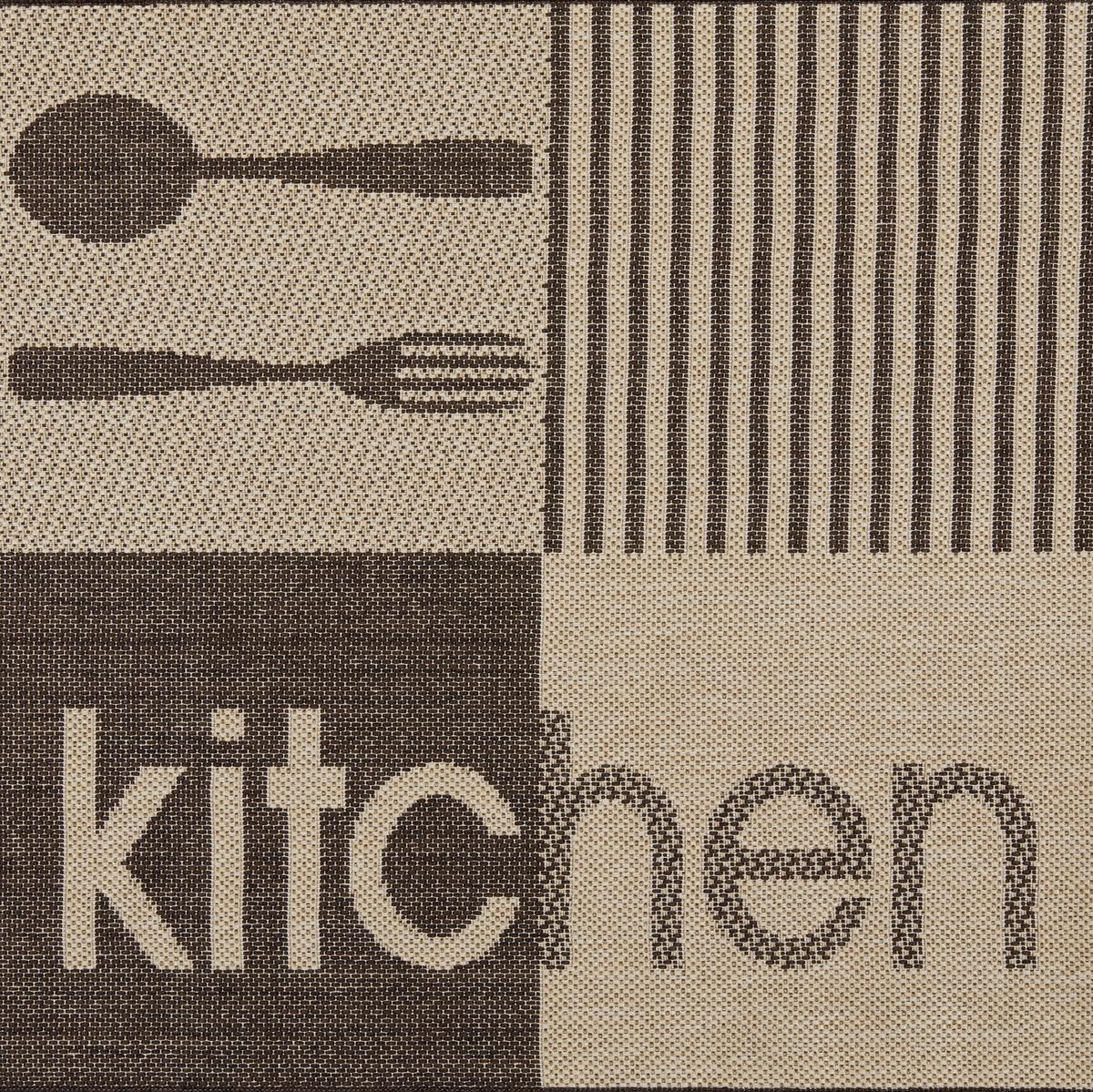 Konyhai Futószőnyeg Kitchen Kb. 80/200cm - bézs/barna, Basics, textil (80/200cm) - James Wood
