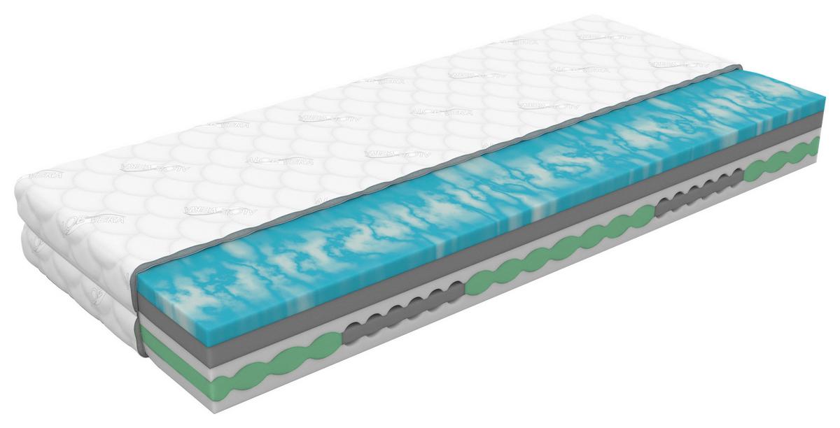 Kaltschaummatratze Valli 80x200 cm H2 - Weiß, Textil (80/200cm) - Primatex Deluxe