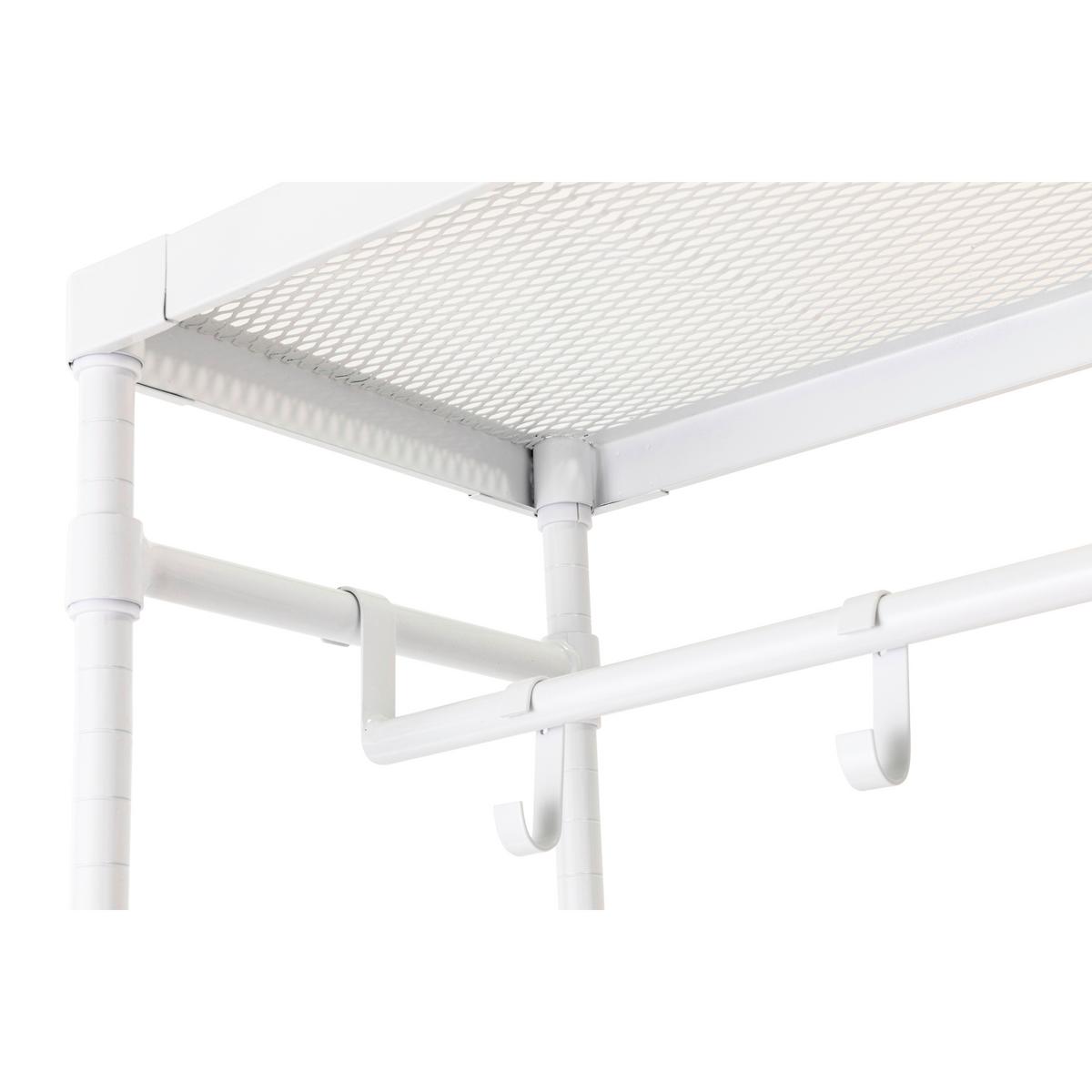 GARDEROBENSTÄNDER Weiß B: 75cm - Weiß, Design, Metall (75/180/32cm) - MID.YOU