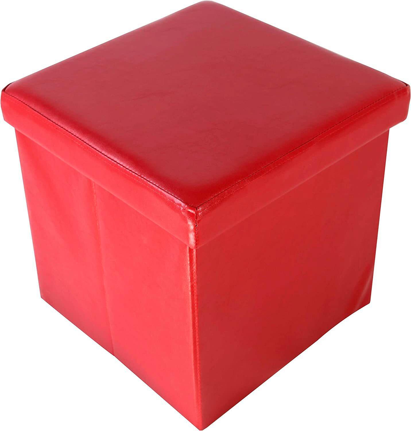 Sitzwürfel Storecube - Rot, Basics, Kunststoff (38/38/38cm) - Echtwerk
