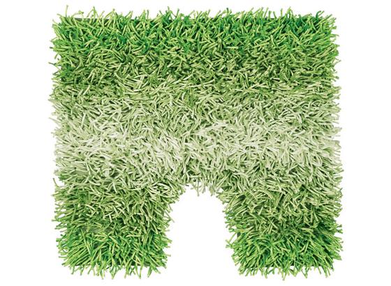 WC-Vorleger Holland - Grün, KONVENTIONELL, Textil (45/50cm) - Ombra WC-Vorleger Holland - Grün, KONVENTIONELL, Textil (45/50cm) - Ombra