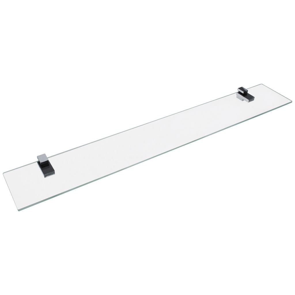 Glasablage Bath 3 B: 80 cm, transparent