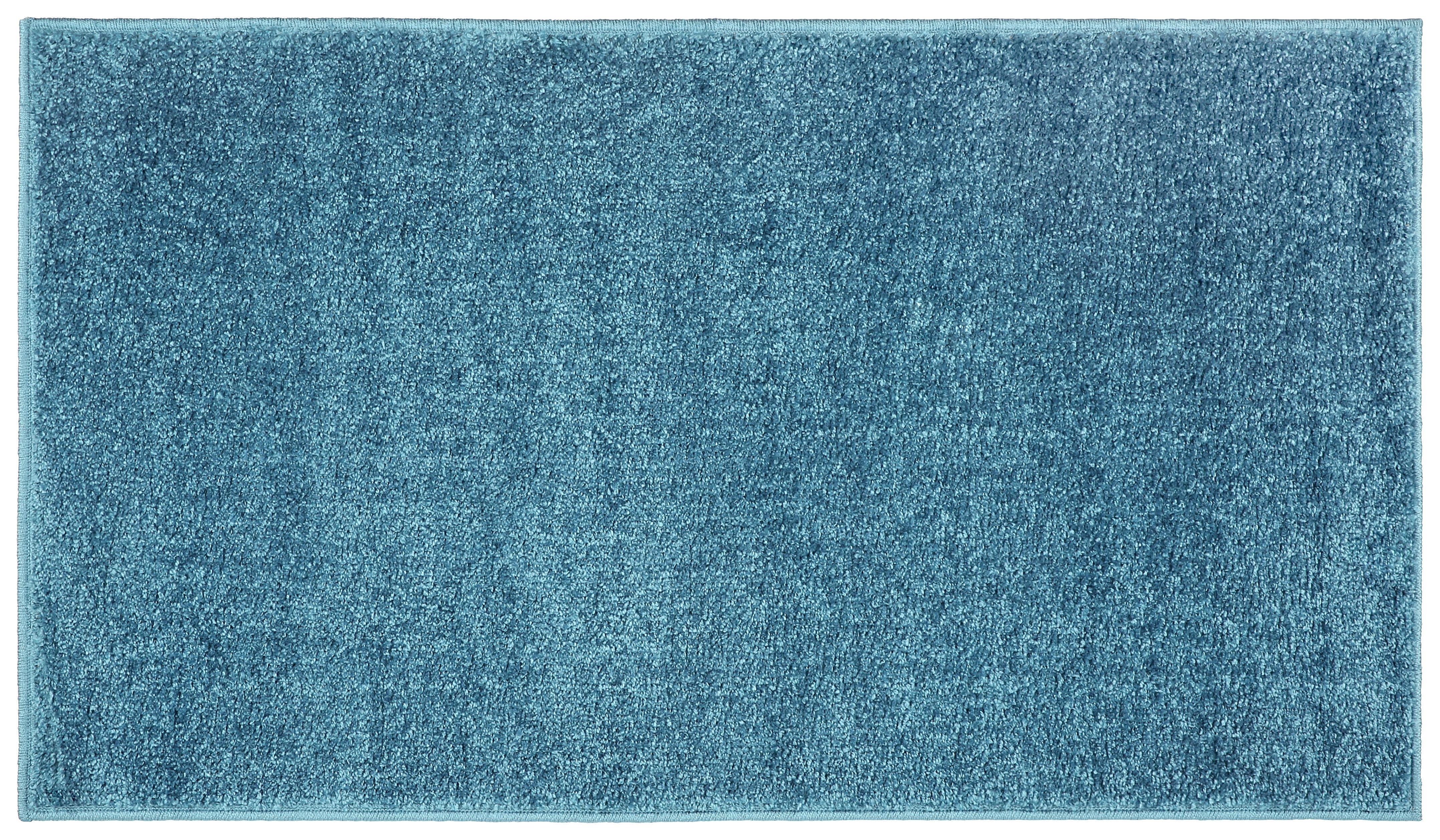 Hochflorteppich Bono 80x150 cm - Petrol, Basics, Textil (80/150cm) - Luca Bessoni