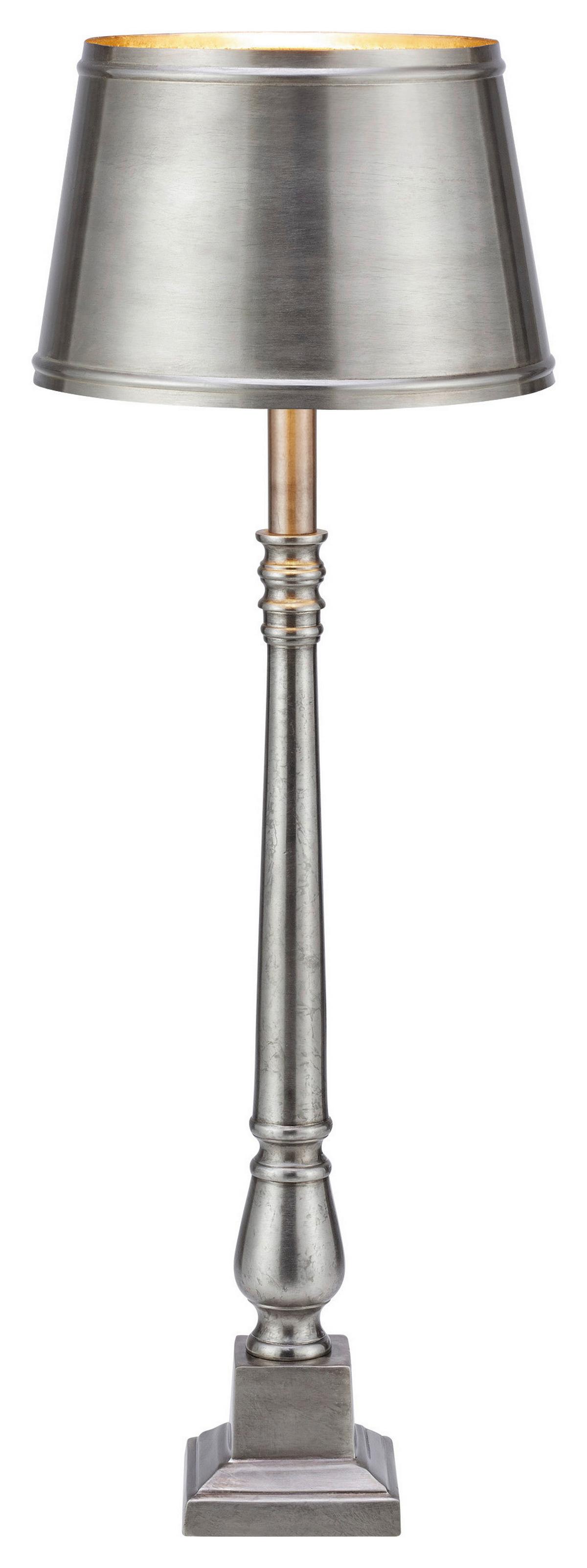 Tischleuchte Memory-Funktion, 40w - Silberfarben, Basics (23/66/23cm) - Markslöjd