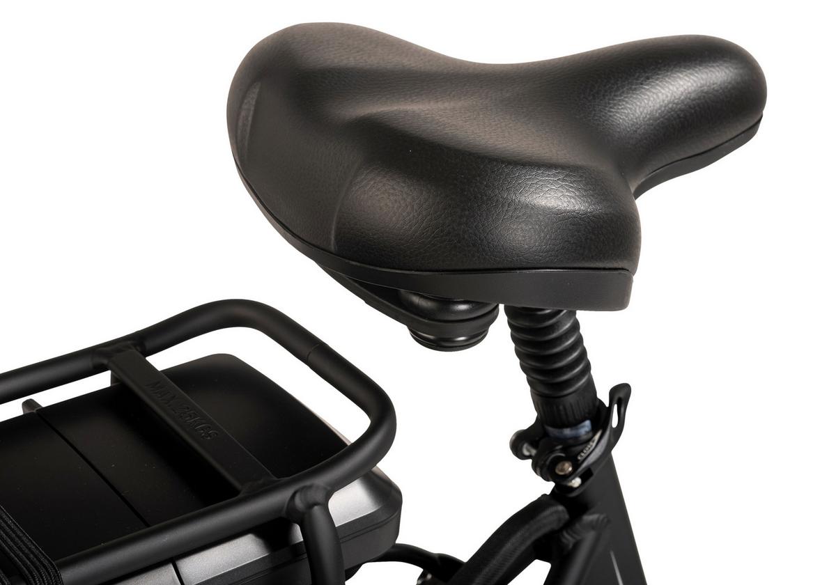 E-Bike City Damen Vogue Basic 28 Zoll, 120 km - Schwarz, Basics, Metall (180/70/100cm)