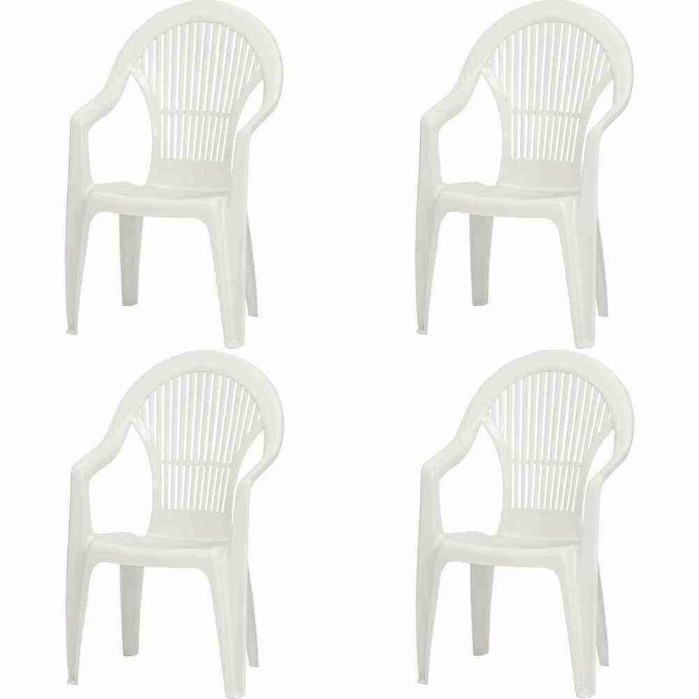 Stapelsessel M73540 - Weiß, KONVENTIONELL, Kunststoff (55/93/49cm) - Siena Garden