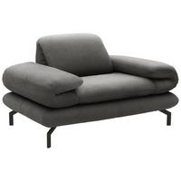 Sessel Looks Xiii - Schwarz/Grau, Design, Textil (139/83/98cm) - LOOKS by W.Joop
