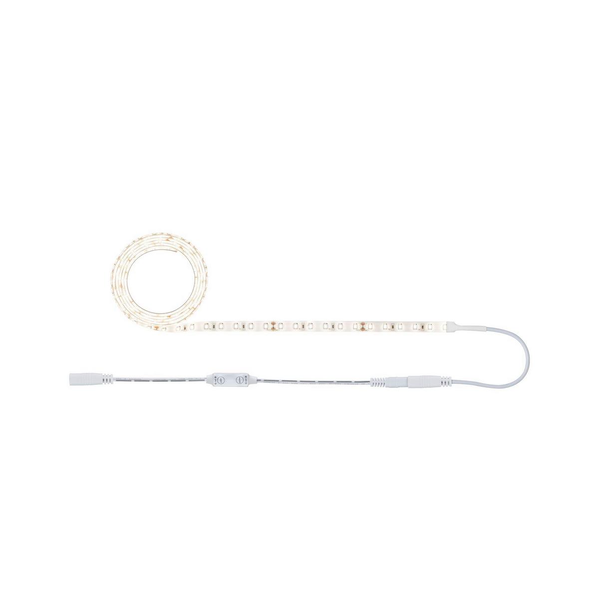 Led-streifen L: 1,5m Dimmbar - Weiß, Basics, Kunststoff (150cm) - Paulmann