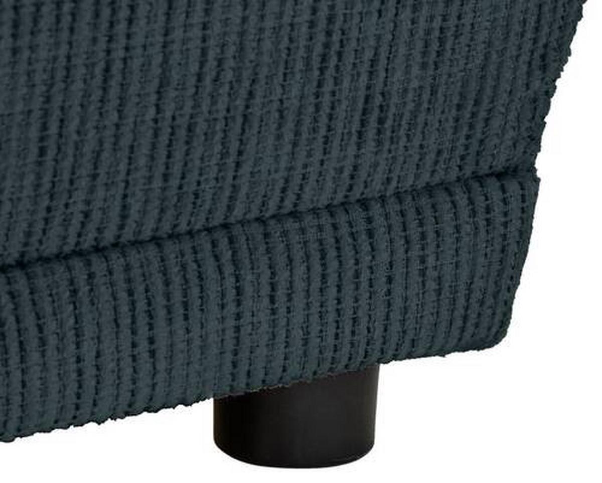 Chaiselongue Nello - Schwarz/Dunkelblau, KONVENTIONELL, Textil (93/73/171cm) - MID.YOU