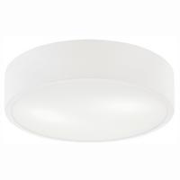 Deckenleuchte Dante Weiß Hochglanz D: 36 cm - Weiß Hochglanz, KONVENTIONELL, Glas/Metall (36/8cm)