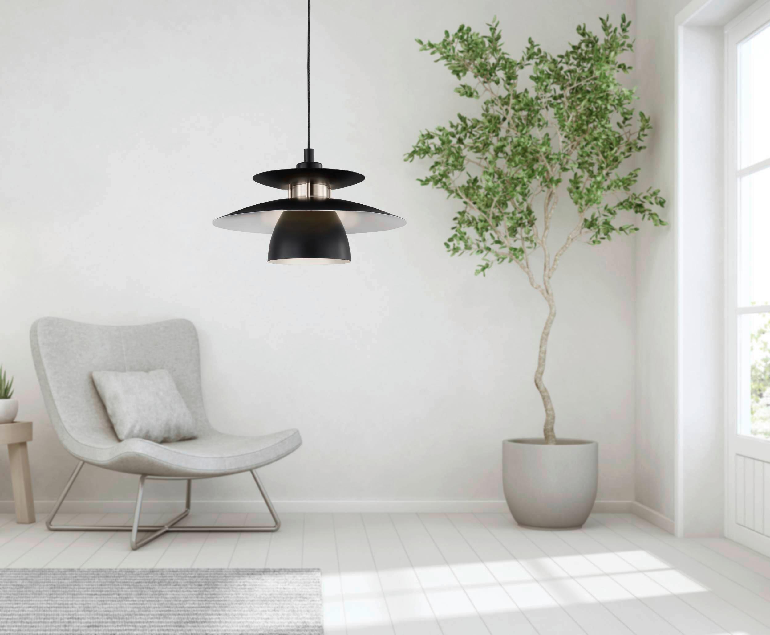 Hängeleuchte 98735* Brenda - Schwarz, Design, Metall (32/150cm) - Eglo