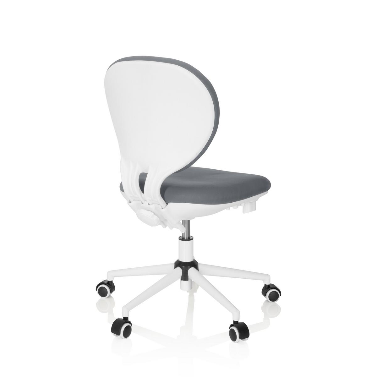 Jugenddrehstuhl Kid Vivo Stoff Grau - Grau, Basics, Kunststoff (43/82-95/56cm) - MID.YOU