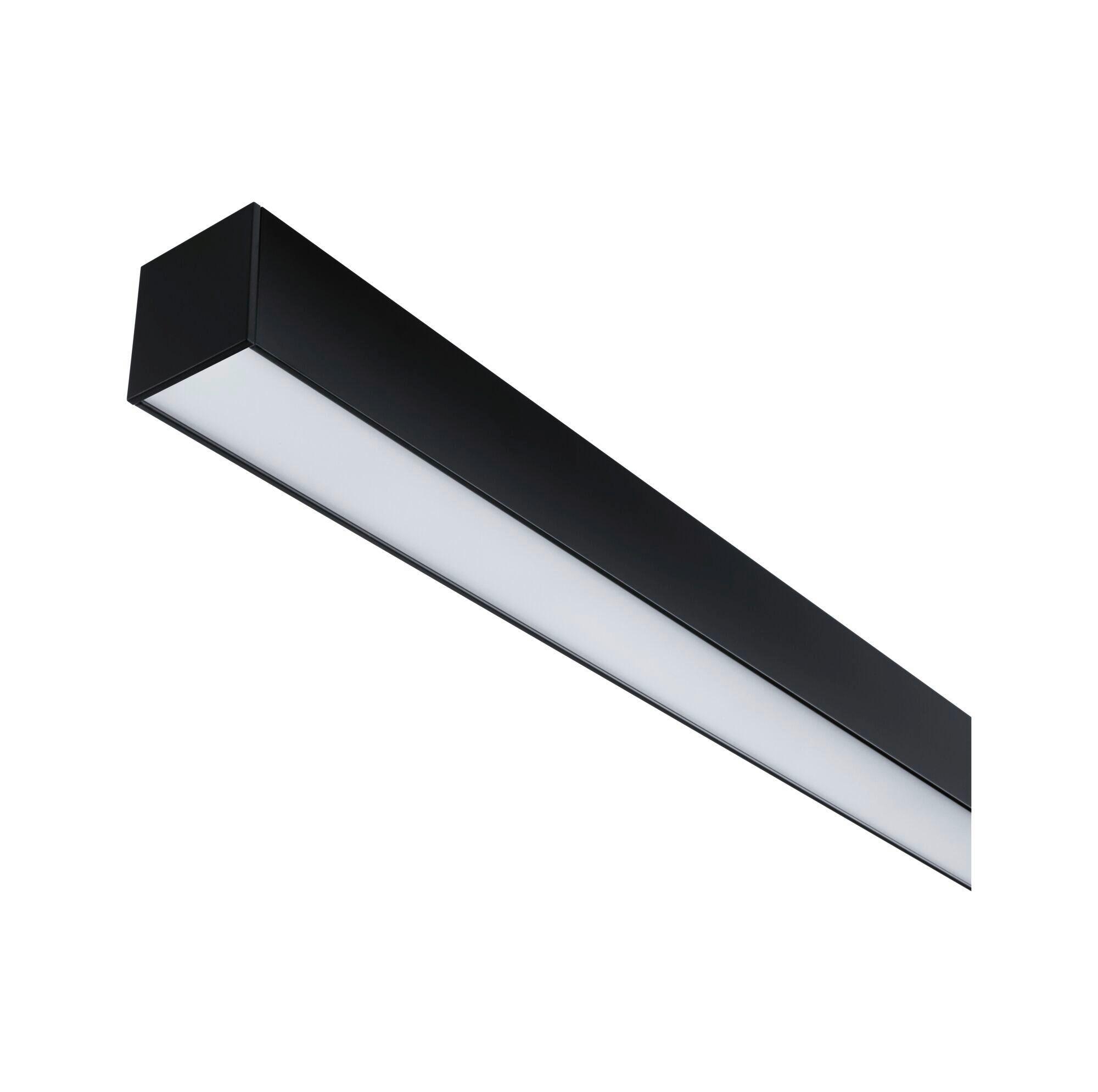 Schienensystem-einspeiser Linion Schwarz B: 4 Cm - Schwarz, Basics, Kunststoff/Metall (100/4/4cm) - Paulmann