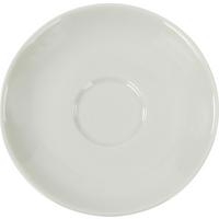 Untertasse Weiß Felicia D/H: ca. 11,9/ 1,6 cm - Weiß, KONVENTIONELL, Keramik (11,9/1,6cm) - Luca Bessoni