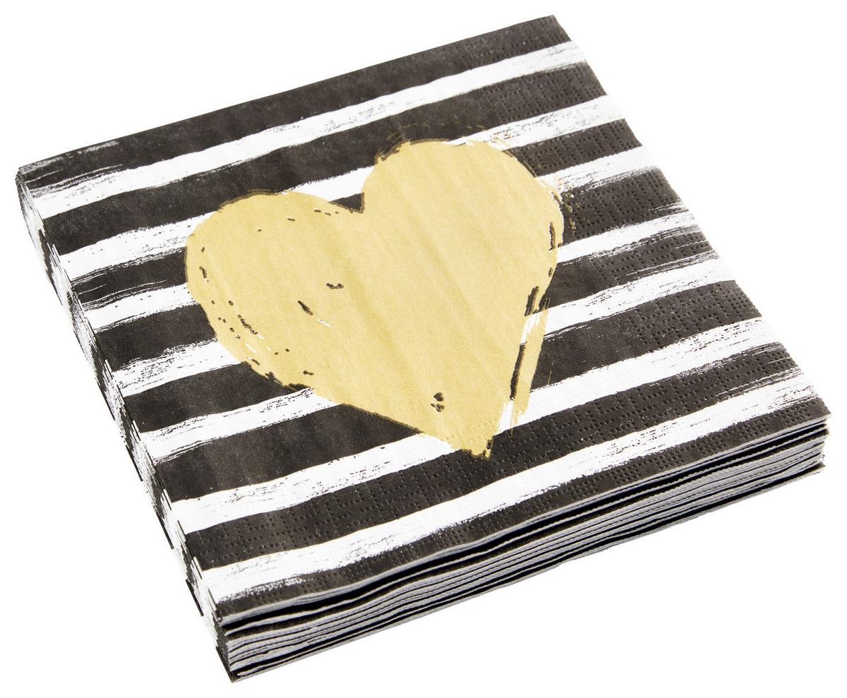 UBROUSEK KAI - bílá/černá, papír (33cm)