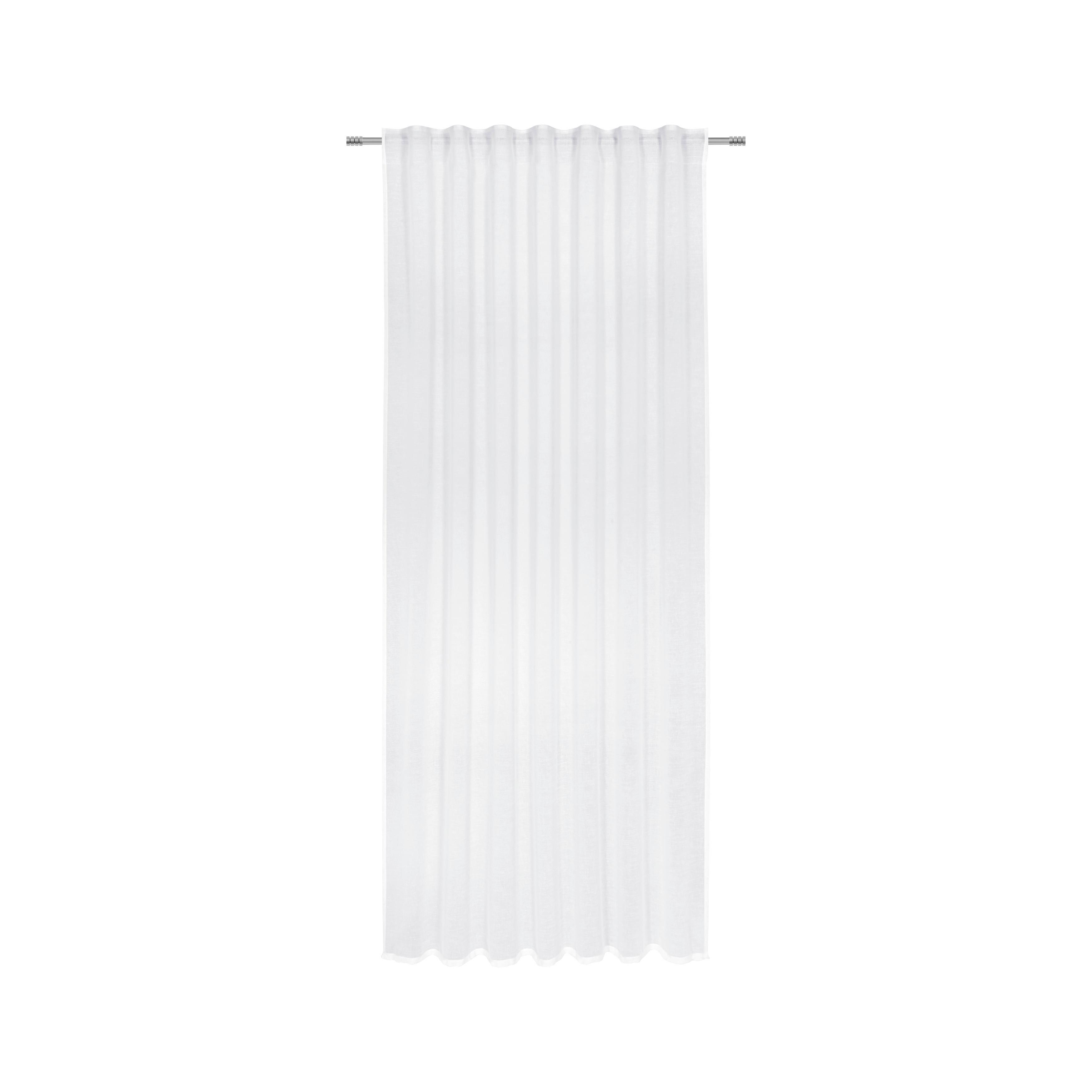 HOTOVÝ ZÁVES Sigrid, 140/245 cm - biela, Romantik / Landhaus, textil (140/245cm) - Premium Living