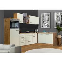 Eckküche Avila Eichefarben S: 280x170 Cm - Eichefarben/Magnolie, MODERN, Holzwerkstoff (280/170cm) - FlexWell
