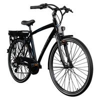 Elektrofahrrad 28 Zoll, 80 Km - Schwarz, MODERN, Metall