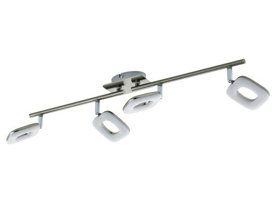LED-Deckenleuchte Litago - Weiß/Nickelfarben, MODERN, Kunststoff/Metall (7,5/82cm) LED-Deckenleuchte Litago - Weiß/Nickelfarben, MODERN, Kunststoff/Metall (7,5/82cm)