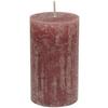 VÁLCOVÁ SVÍČKA Li - růžová, Moderní (6,8/12cm) - Premium Living