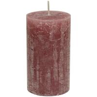 VÁLCOVÁ SVÍČKA Li - růžová, Moderní (6,8/12cm) - Premium Living