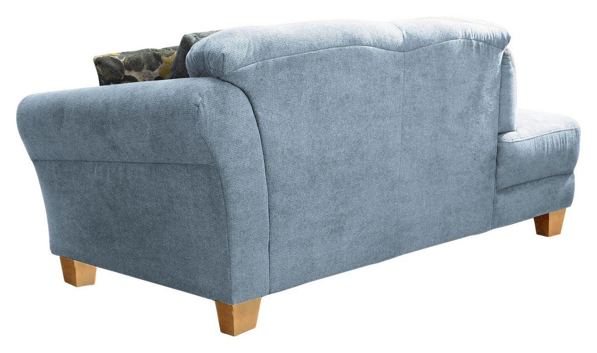 Récamiere Gotland V, Hellblau B: 194 cm - Naturfarben/Hellblau, KONVENTIONELL, Textil (194/84/91cm) - Sit & More