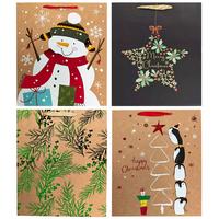 Geschenktasche XMAS ca. 26x32x12 cm - Multicolor, MODERN, Papier (26/32/12cm)