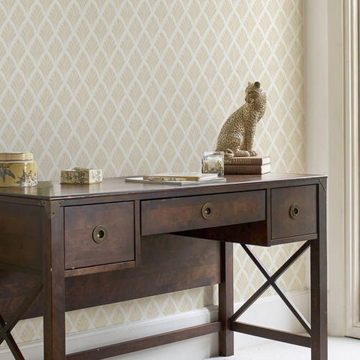 Vliestapete Vintage 52x1000 cm Gold - Goldfarben, Basics, Papier/Kunststoff (52/1000cm)