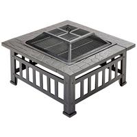 Ohniště 3 v 1 81/81/53,5cm - černá, Basics, kov (81/81/53,5cm) - Based