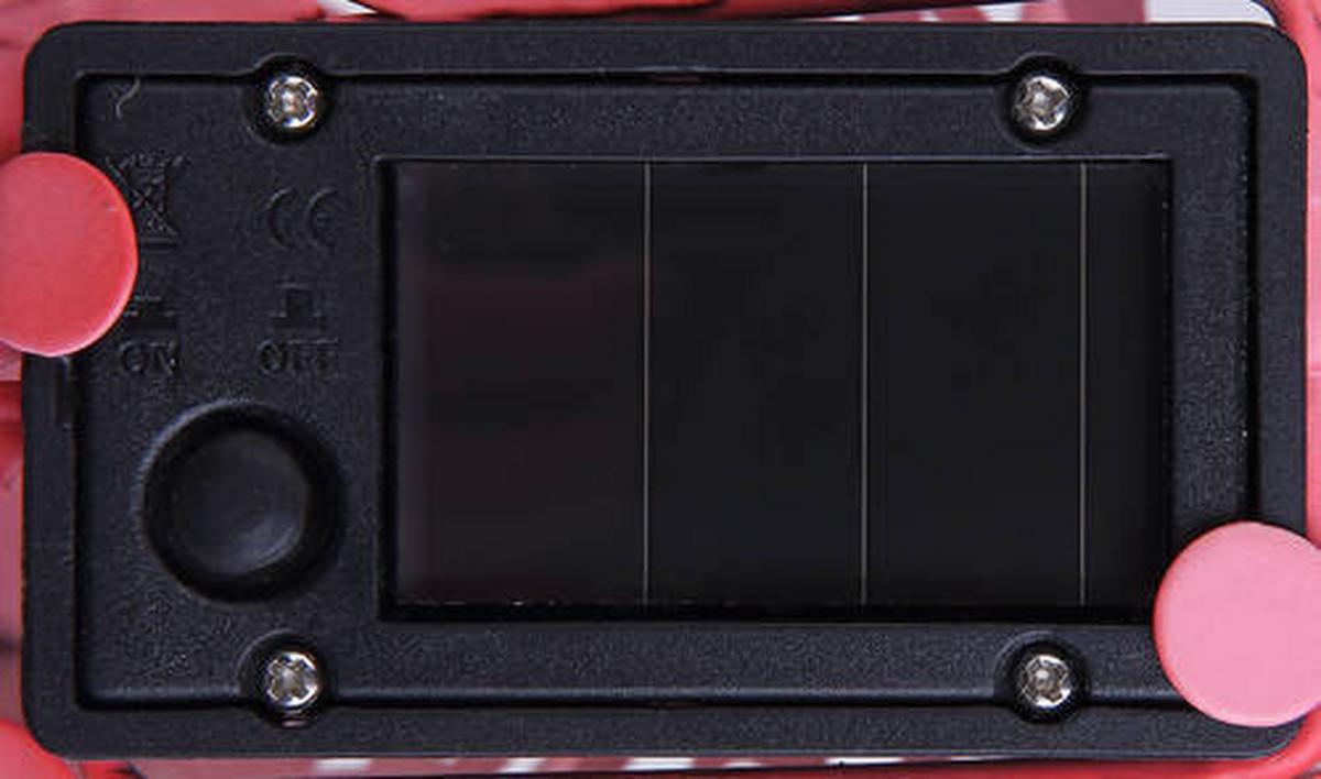 Solarleuchte Metall Pink - Pink, Basics, Metall (34/16/74cm) - Globo