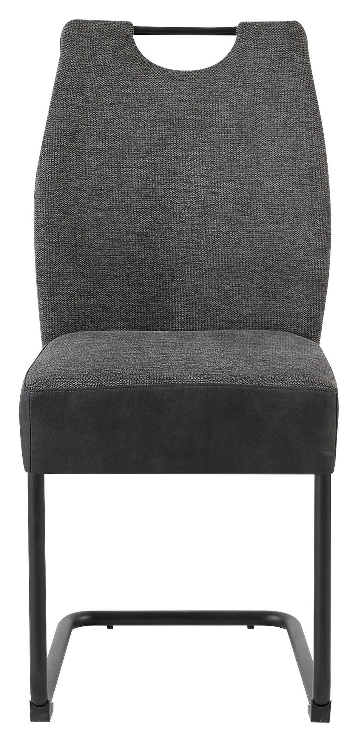 Stuhl-Set Peter - Anthrazit/Schwarz, MODERN, Metall (45/94/54cm) - Ambia Garden