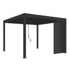 Pavillon-Seitenteil 123x235cm Wetterfest - Anthrazit, Basics, Metall (123/235/10cm) - Gardenson