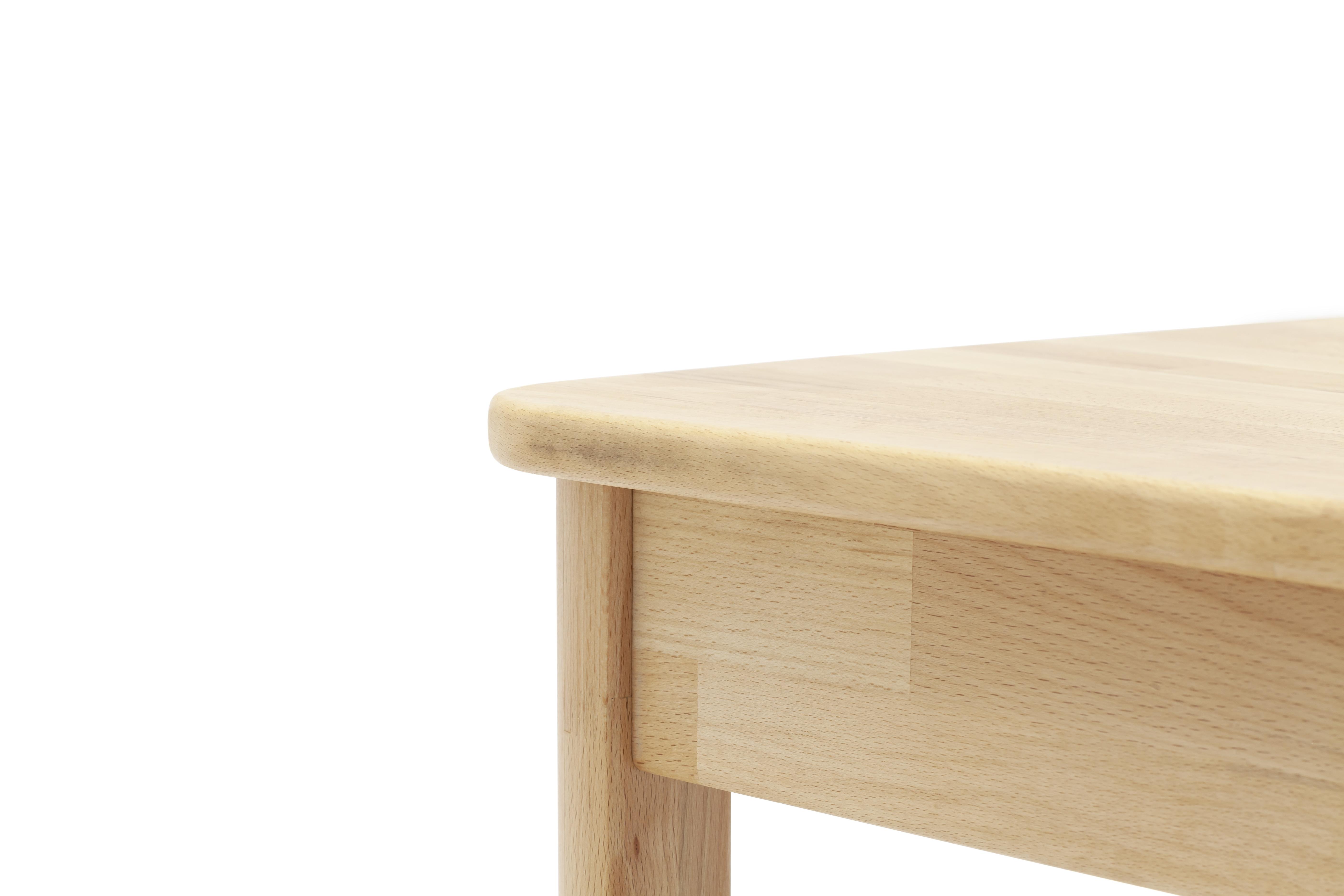 Esstisch Oskar - Kernbuche, KONVENTIONELL, Holz (120/80/76cm) - MID.YOU