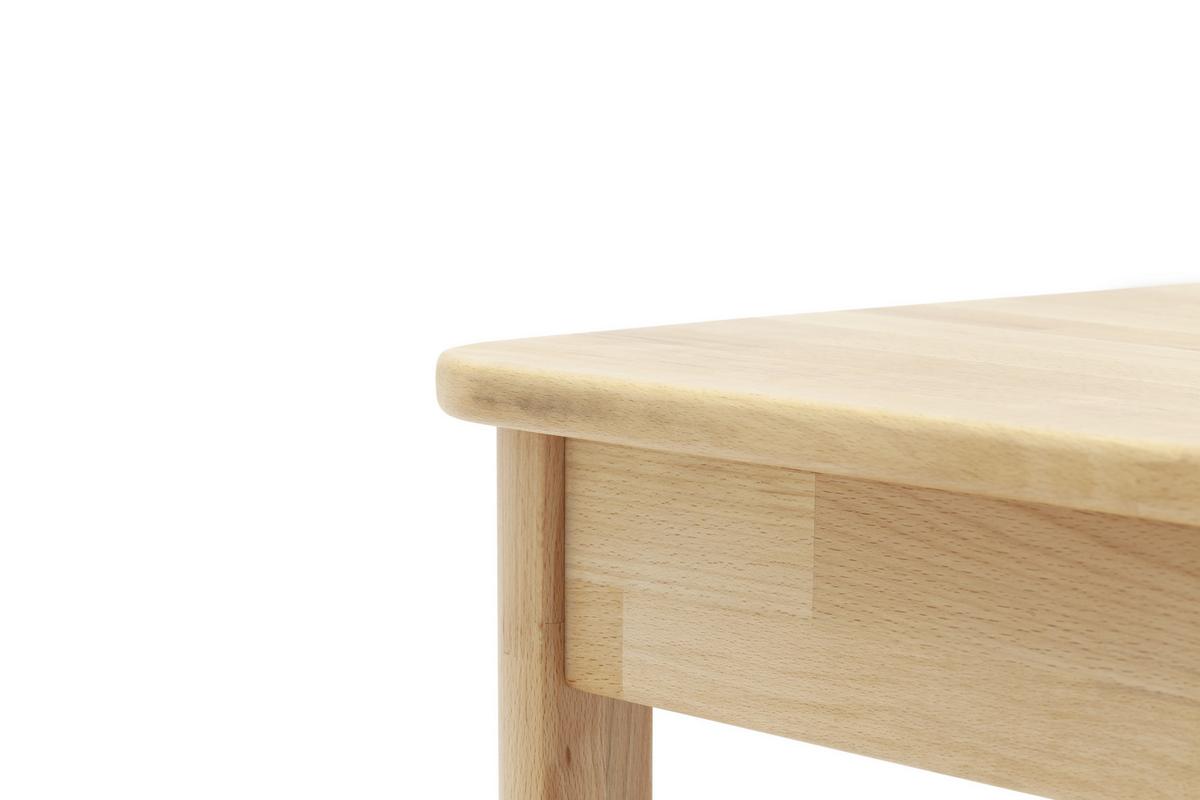 Esstisch Oskar - Kernbuche, KONVENTIONELL, Holz (120/80/76cm) - MID.YOU