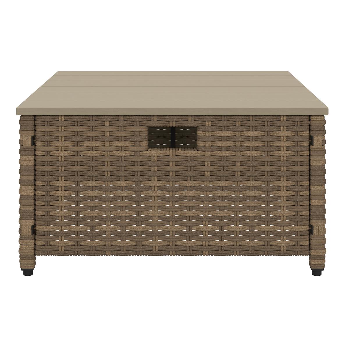 Loungegarnitur Bellagio - Gelb/Grau, MODERN, Kunststoff/Textil (178/67,5/67,5cm) - Beldano