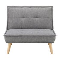 Křeslo ROMEO tmavě šedá - šedá, Moderní, dřevo/textil (99/83/84cm) - P & B