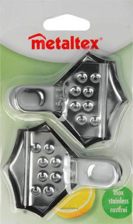 Citromszelet Prés 2 Darabos - fém (9.8/16/3cm) - Metaltex