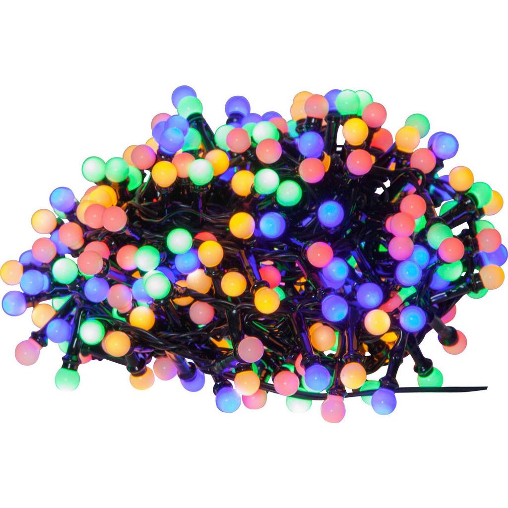 Lichterkette Multicolor Schwarz Länge: 1400 cm