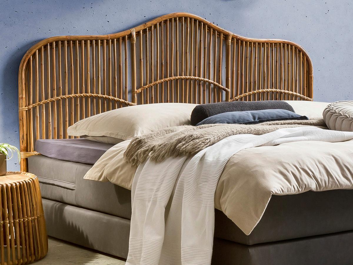 KOPFTEIL Naturfarben B: 220cm - Naturfarben, Basics, Holz (220/120/4cm) - Livetastic