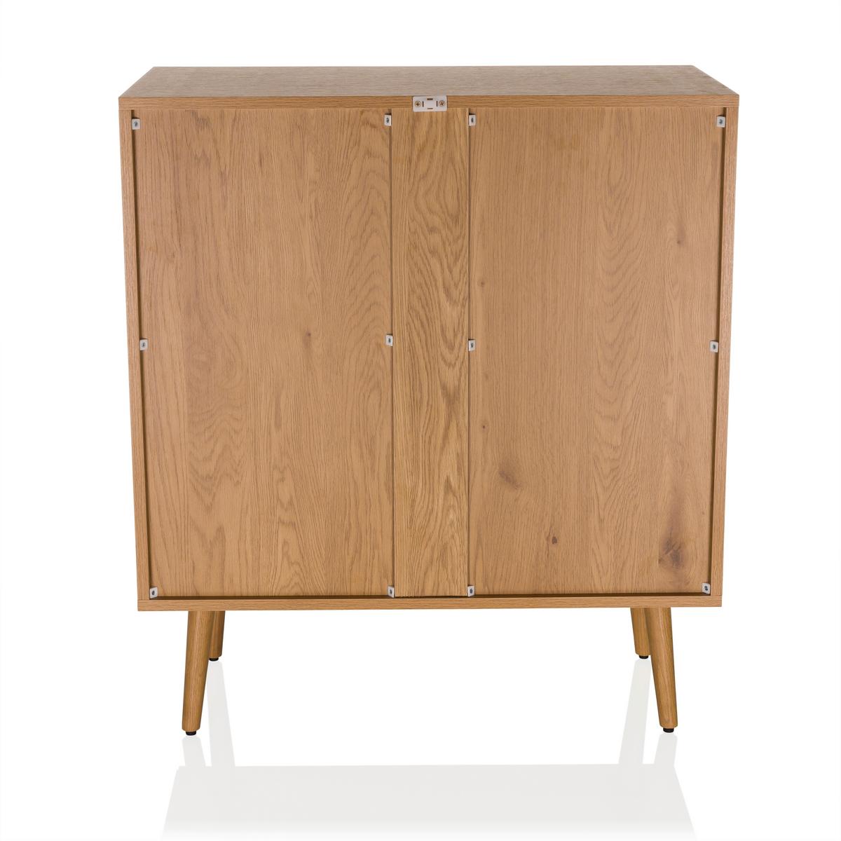 Kommode Boheo Eichefarben B: 80 Cm - Eichefarben, MODERN, Holzwerkstoff (80/90/40cm) - MID.YOU