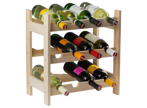 Weinregal Vino 12 Flaschen Kiefer - Kieferfarben, KONVENTIONELL, Holz (45/45/25cm) Weinregal Vino 12 Flaschen Kiefer - Kieferfarben, KONVENTIONELL, Holz (45/45/25cm)