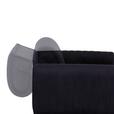 2-Sitzer-Sofa Bono Schwarz - Goldfarben/Schwarz, MODERN, Textil (180/83/90cm) - Luca Bessoni