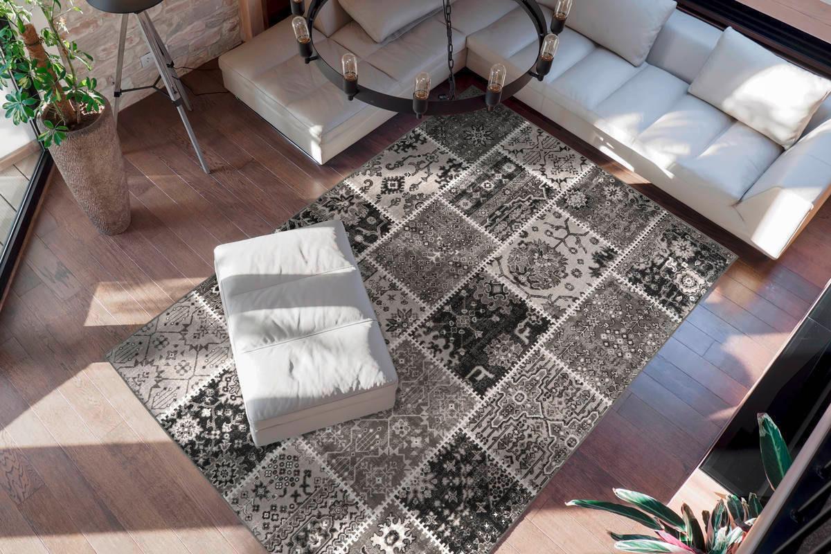 Webteppich Grau Ariya 200x290 Cm - Grau, Trend, Textil (200/290cm) - Kayoom